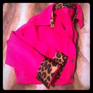 Express Button Down Blouse